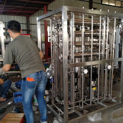 深圳會(huì)眾生物500L純化水設(shè)備-案例